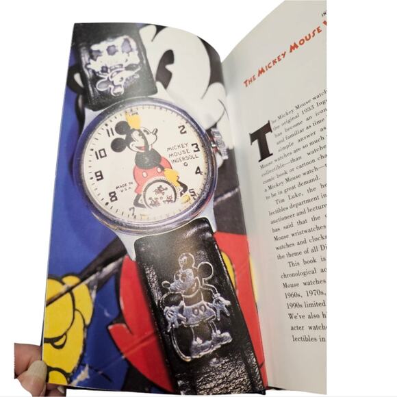 The Mickey Mouse Watch Book From the Beginning of Time Vintage 1st Edition 1997 - Picture 7 of 10